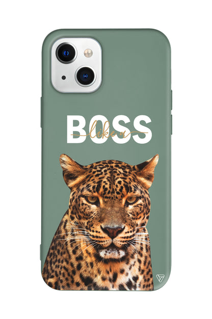 Asil Leopar Lansman Model İçi Kadife Silikon Telefon Kılıfı – Plus Serisine Özel