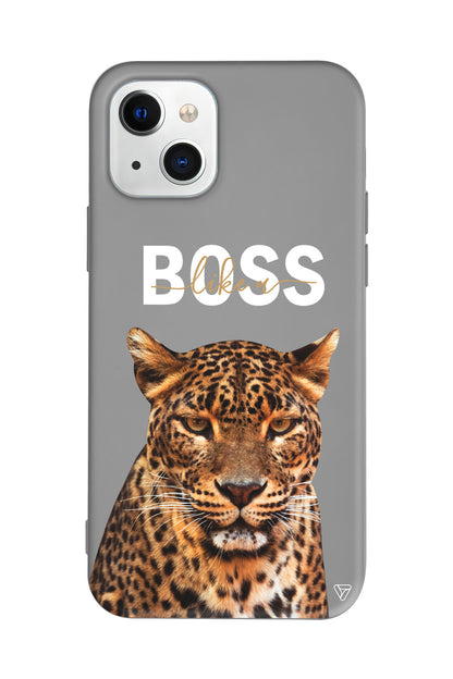 Asil Leopar Lansman Model İçi Kadife Silikon Telefon Kılıfı