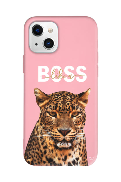 Asil Leopar Lansman Model İçi Kadife Silikon Telefon Kılıfı