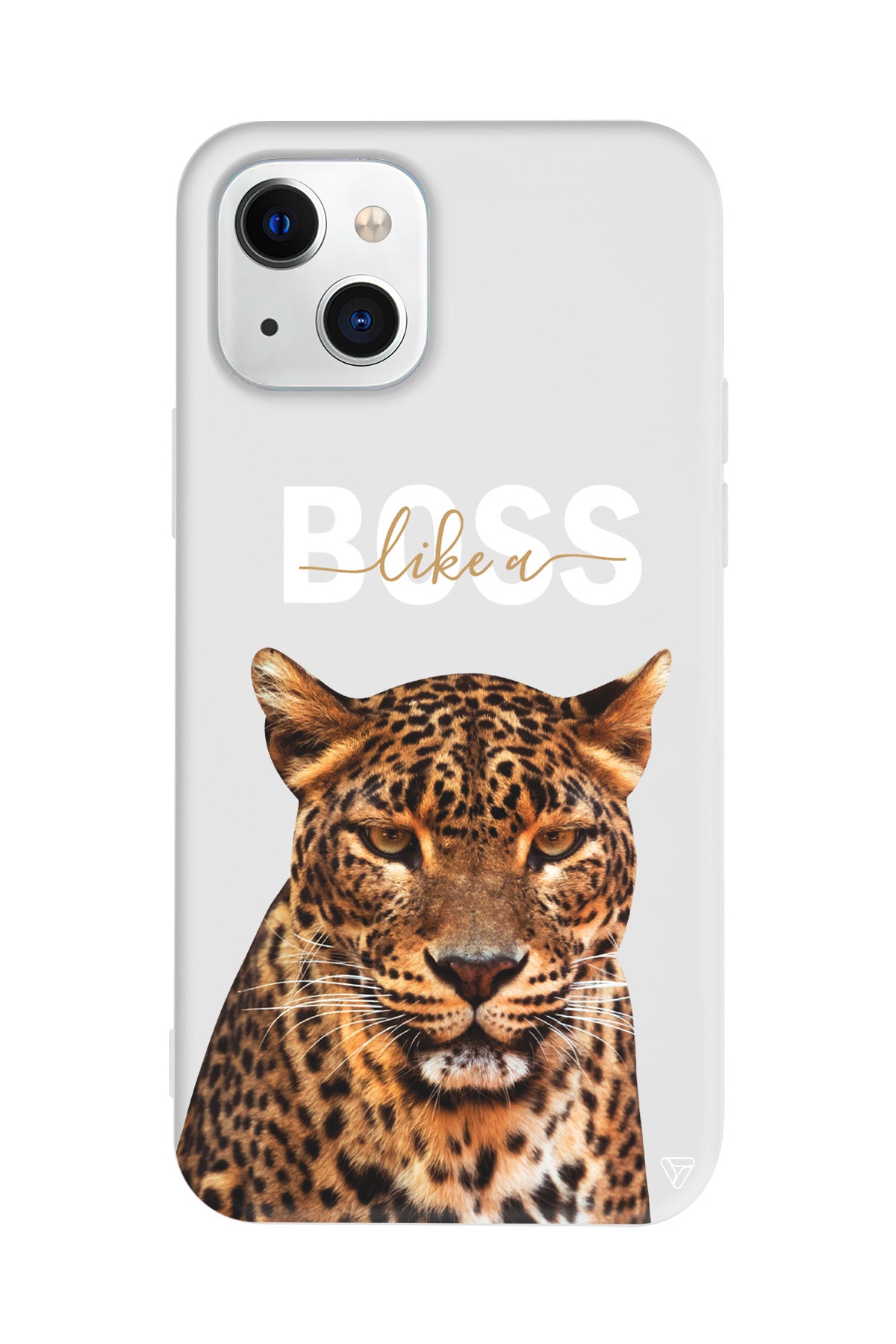 Asil Leopar Lansman Model İçi Kadife Silikon Telefon Kılıfı