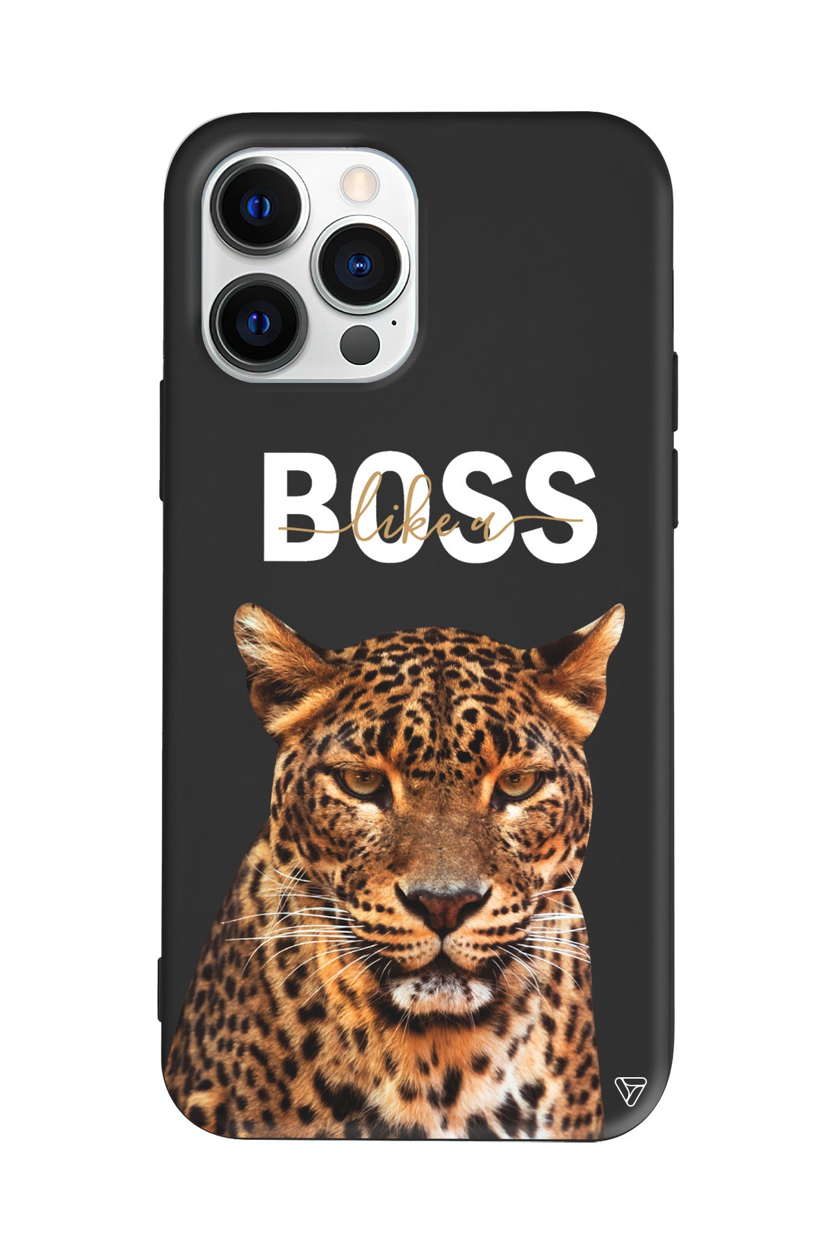 Asil Leopar Lansman Model İçi Kadife Silikon Telefon Kılıfı