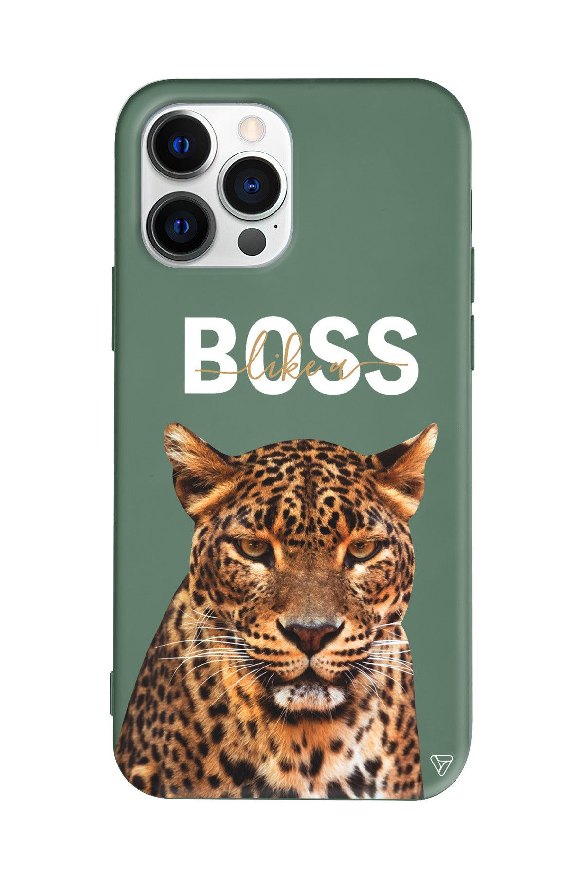 Asil Leopar Lansman Model İçi Kadife Silikon Telefon Kılıfı