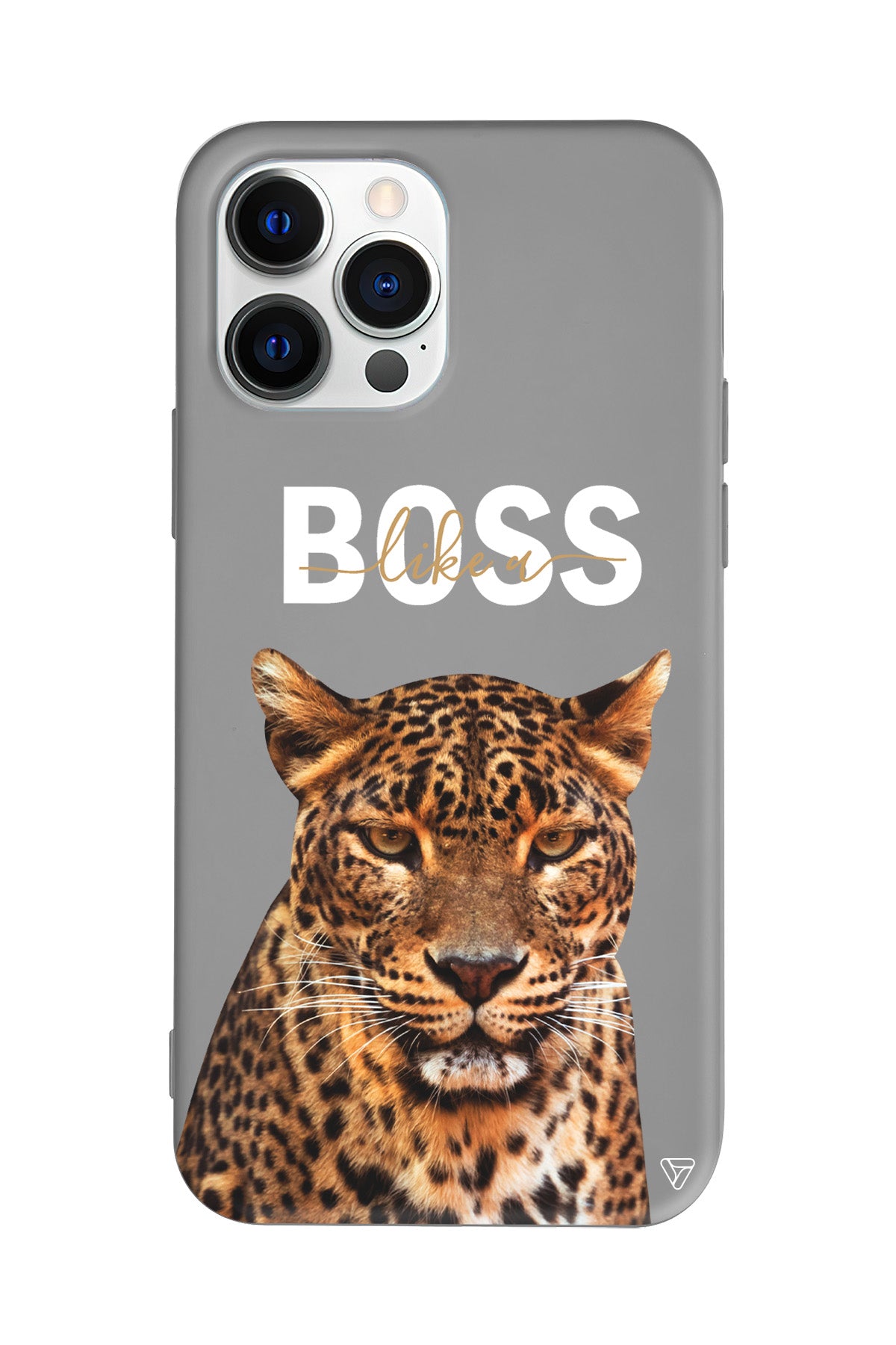 Asil Leopar Lansman Model İçi Kadife Silikon Telefon Kılıfı