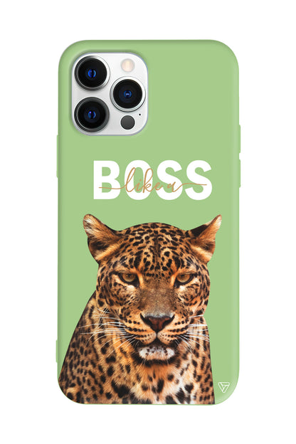 Asil Leopar Lansman Model İçi Kadife Silikon Telefon Kılıfı