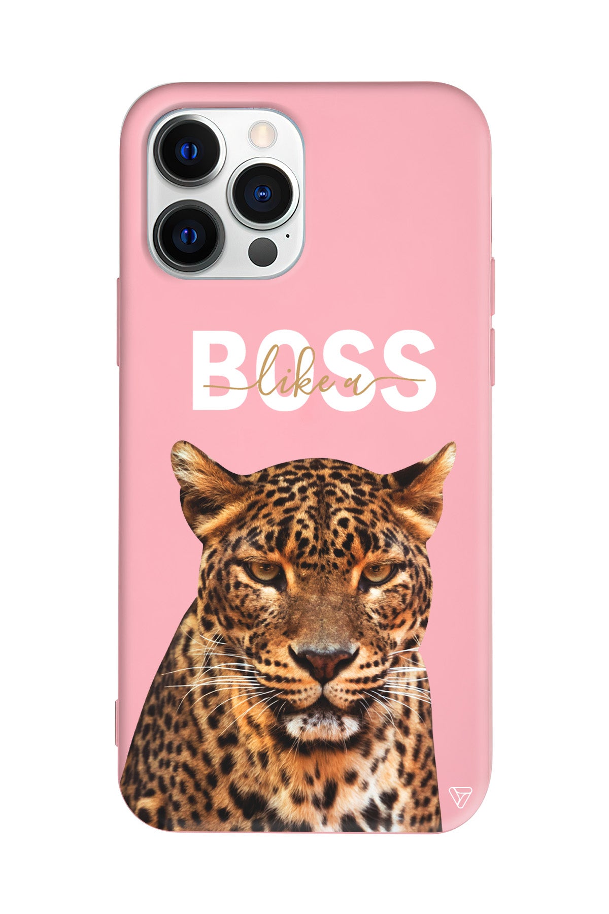 Asil Leopar Lansman Model İçi Kadife Silikon Telefon Kılıfı