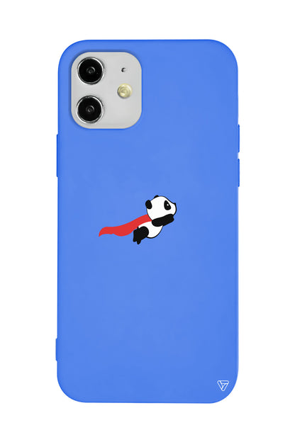 Uçan Panda Lansman Model İçi Kadife Silikon Telefon Kılıfı