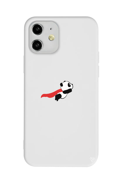Uçan Panda Lansman Model İçi Kadife Silikon Telefon Kılıfı