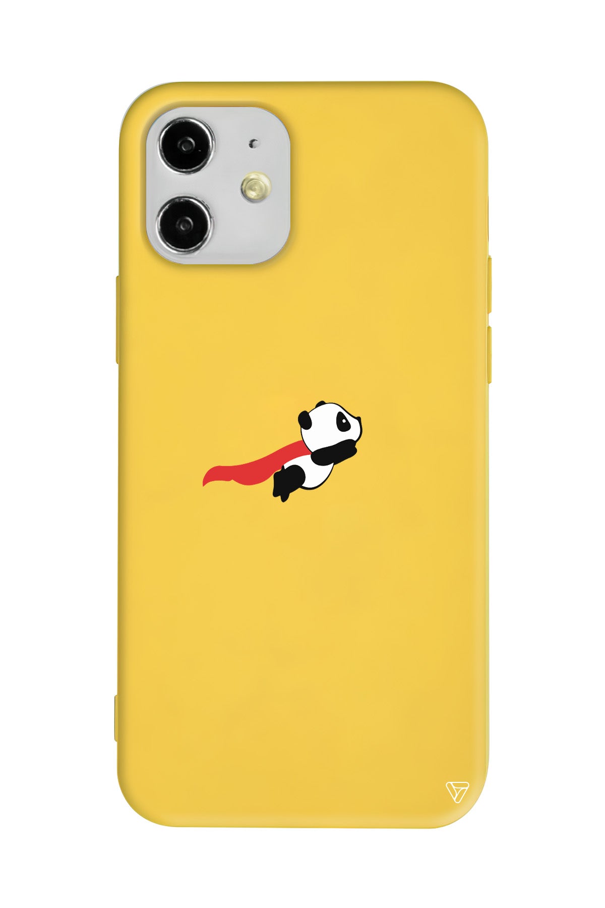 Uçan Panda Lansman Model İçi Kadife Silikon Telefon Kılıfı