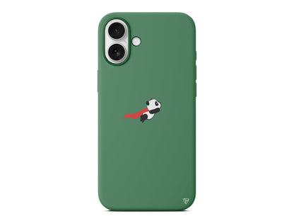 Uçan Panda Lansman Model İçi Kadife Silikon Telefon Kılıfı