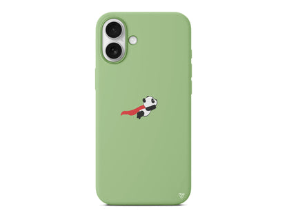 Uçan Panda Lansman Model İçi Kadife Silikon Telefon Kılıfı – Plus Serisine Özel