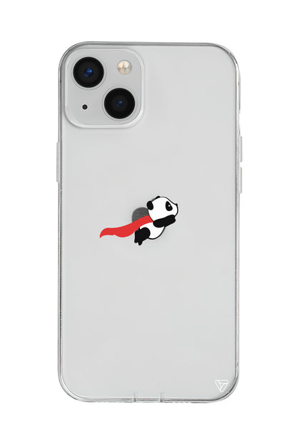 Uçan Panda Lansman Model İçi Kadife Silikon Telefon Kılıfı