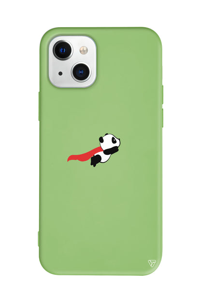 Uçan Panda Lansman Model İçi Kadife Silikon Telefon Kılıfı