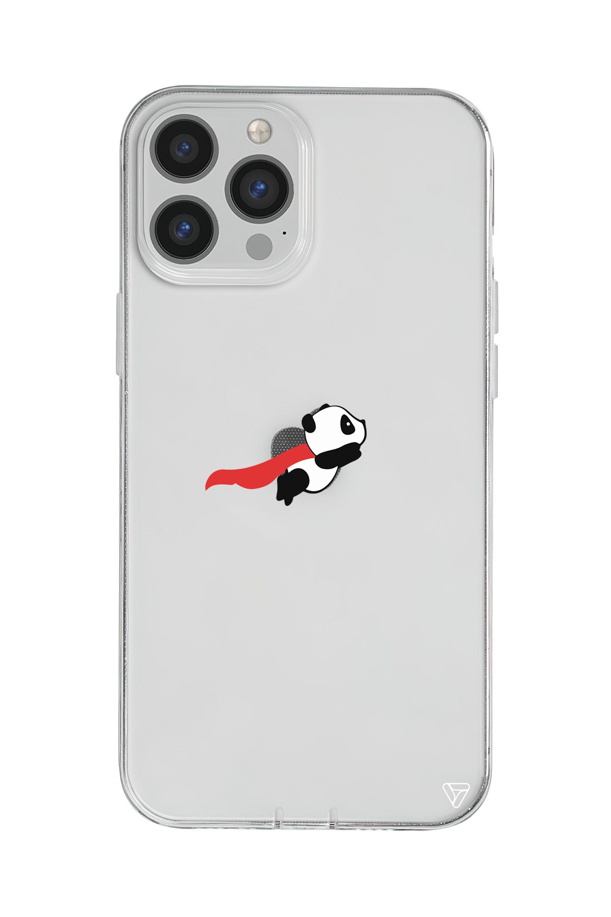 Uçan Panda Lansman Model İçi Kadife Silikon Telefon Kılıfı