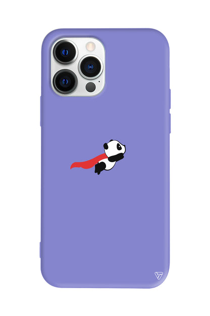 Uçan Panda Lansman Model İçi Kadife Silikon Telefon Kılıfı