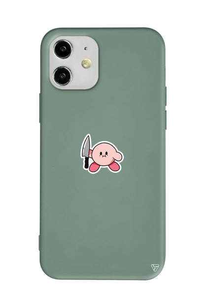 Kirby Lansman Model İçi Kadife Silikon Telefon Kılıfı
