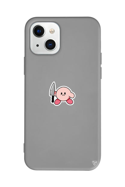 Kirby Lansman Model İçi Kadife Silikon Telefon Kılıfı