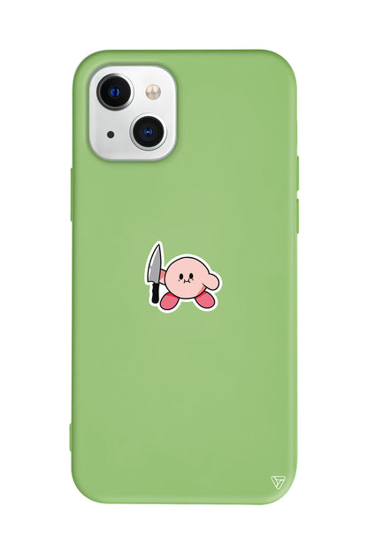 Kirby Lansman Model İçi Kadife Silikon Telefon Kılıfı – Plus Serisine Özel