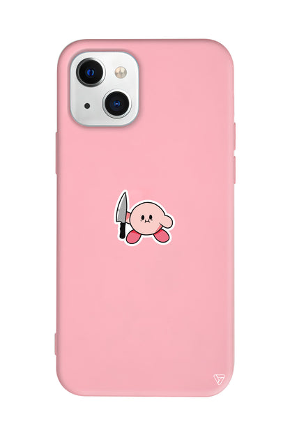 Kirby Lansman Model İçi Kadife Silikon Telefon Kılıfı