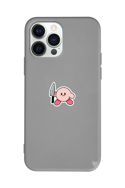 Kirby Lansman Model İçi Kadife Silikon Telefon Kılıfı