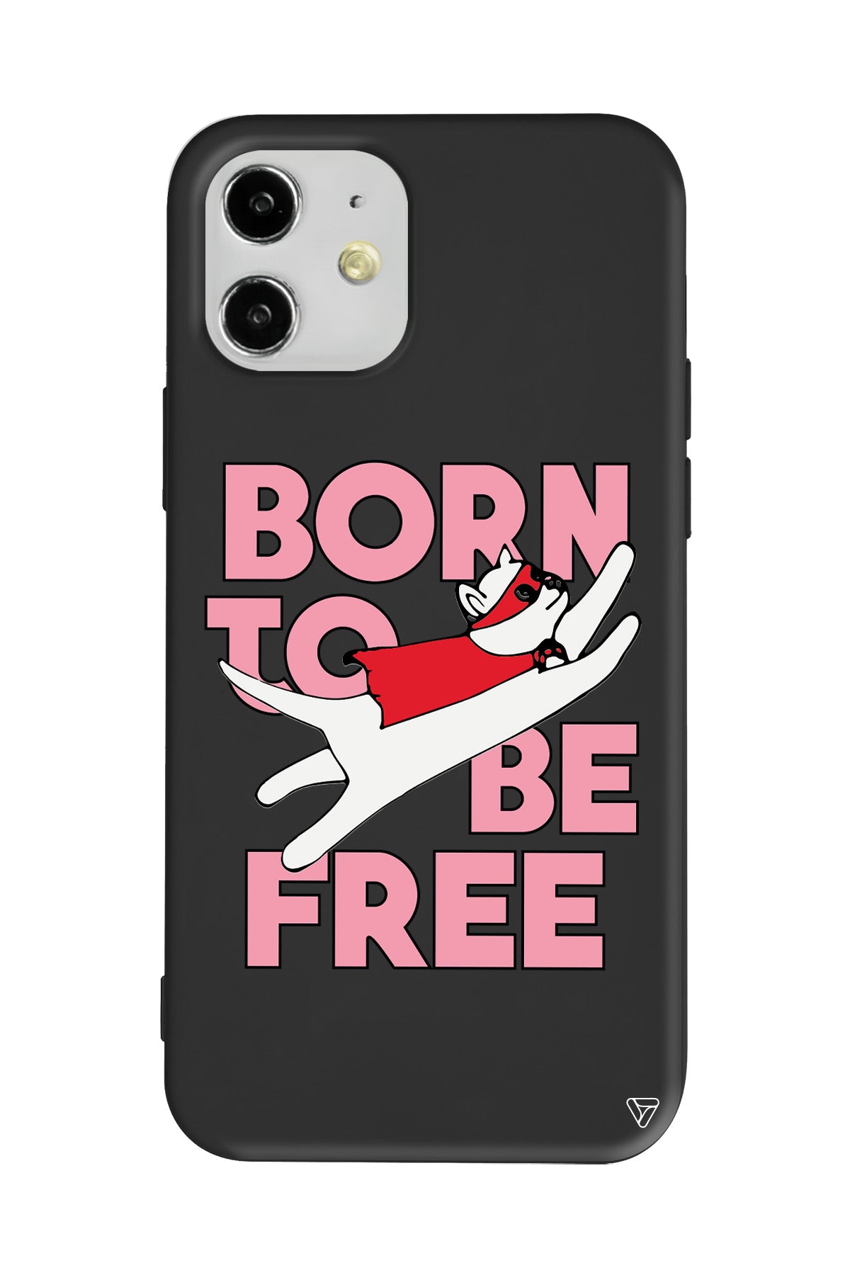 Born to be Free Lansman Model İçi Kadife Silikon Telefon Kılıfı