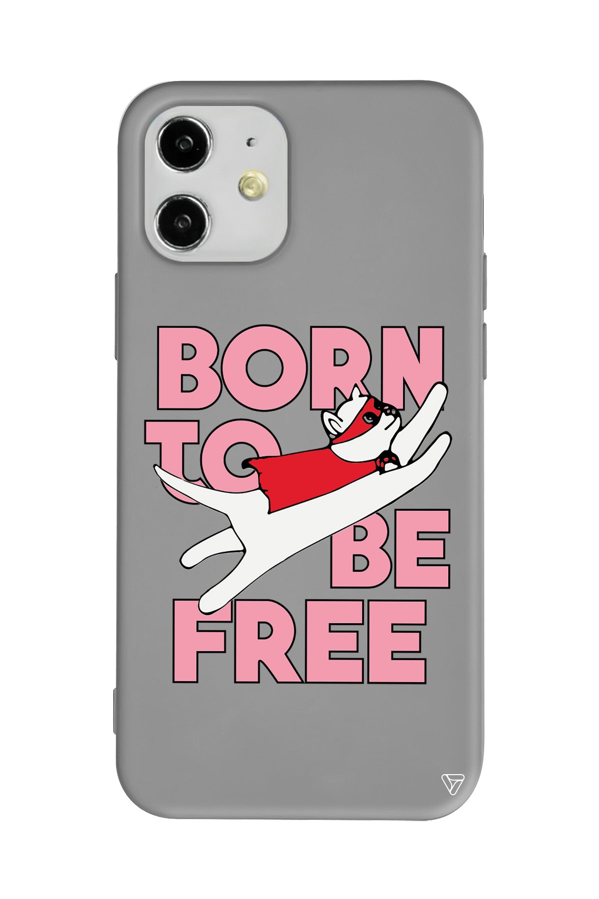 Born to be Free Lansman Model İçi Kadife Silikon Telefon Kılıfı