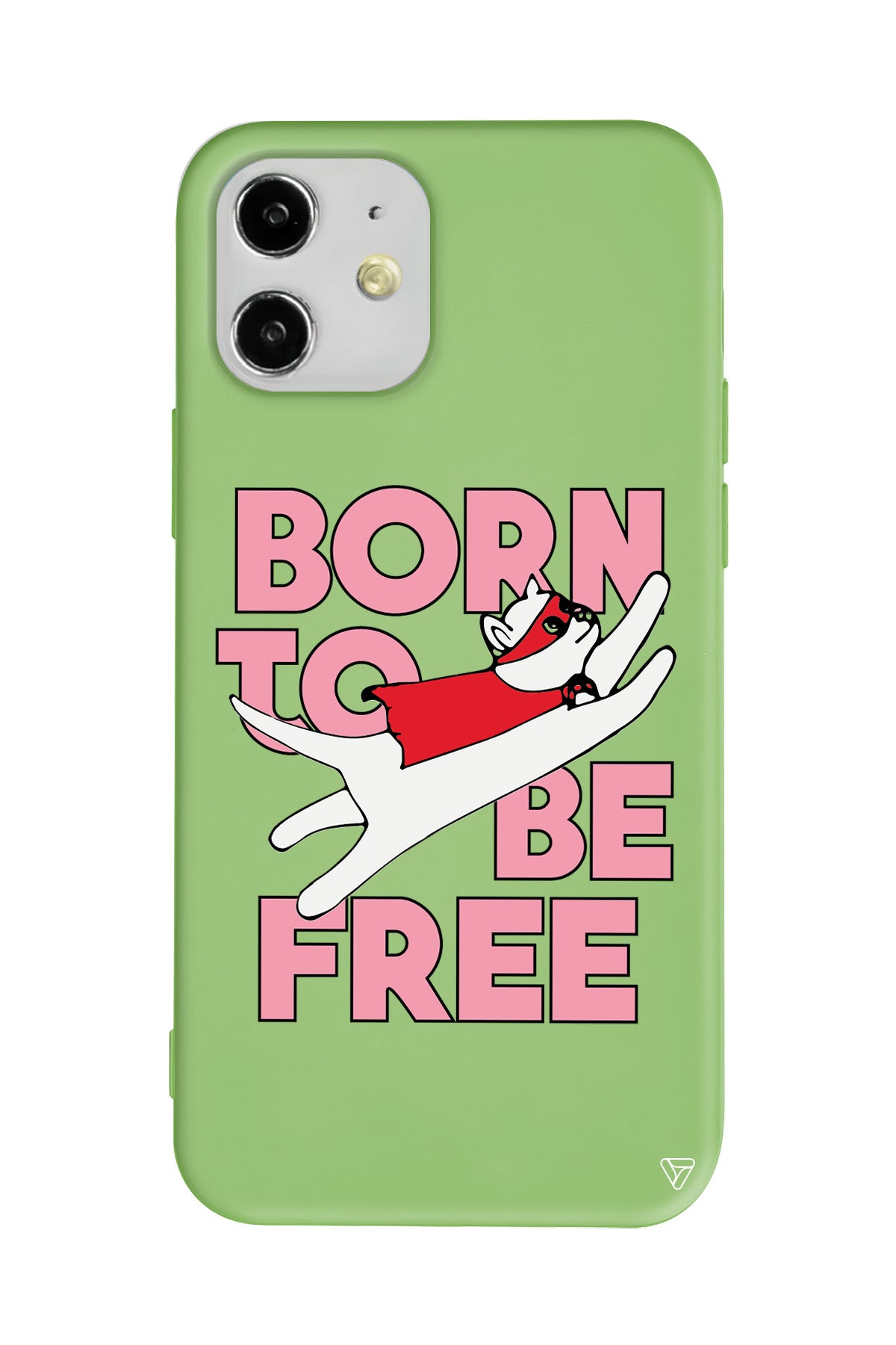 Born to be Free Lansman Model İçi Kadife Silikon Telefon Kılıfı