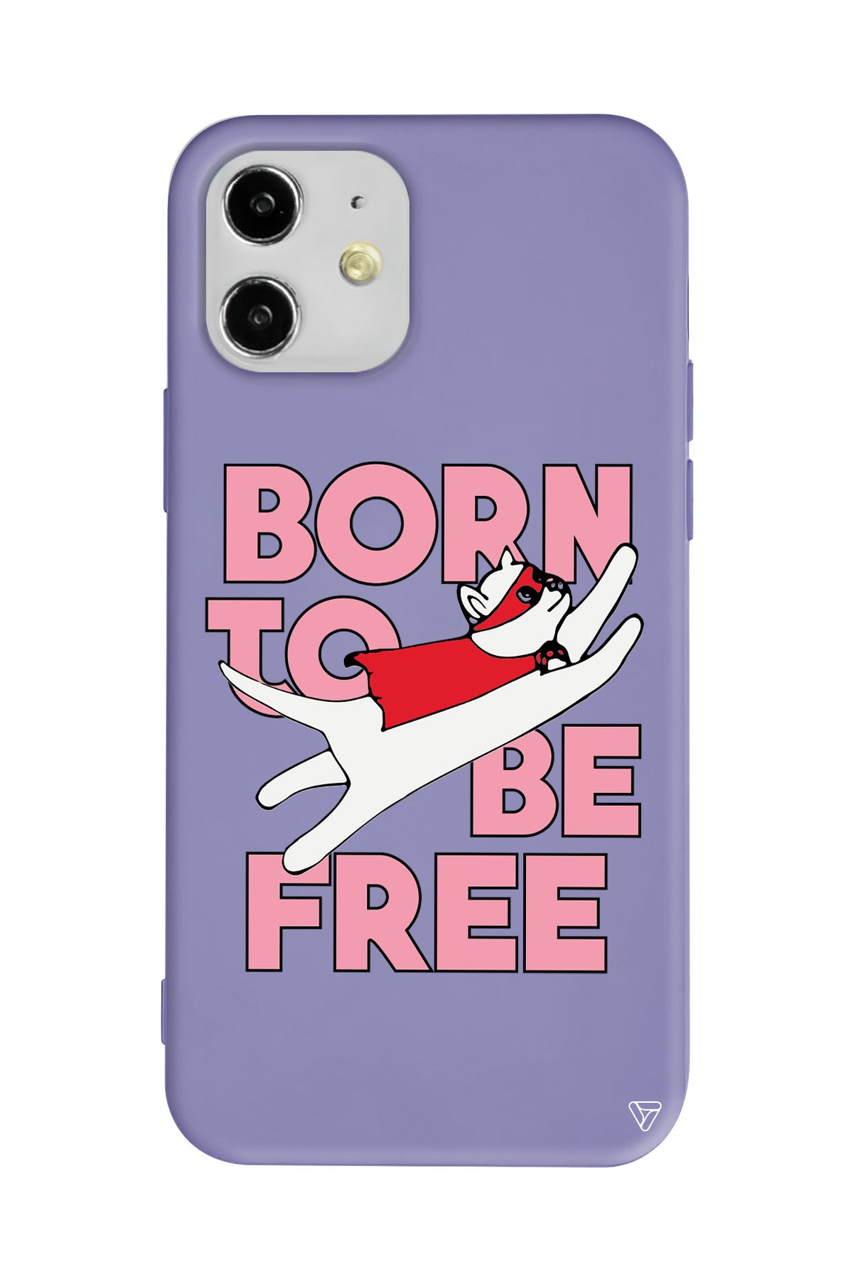 Born to be Free Lansman Model İçi Kadife Silikon Telefon Kılıfı
