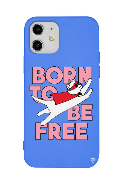 Born to be Free Lansman Model İçi Kadife Silikon Telefon Kılıfı