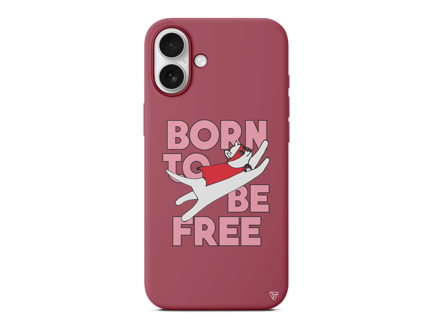 Born to be Free Lansman Model İçi Kadife Silikon Telefon Kılıfı – Plus Serisine Özel
