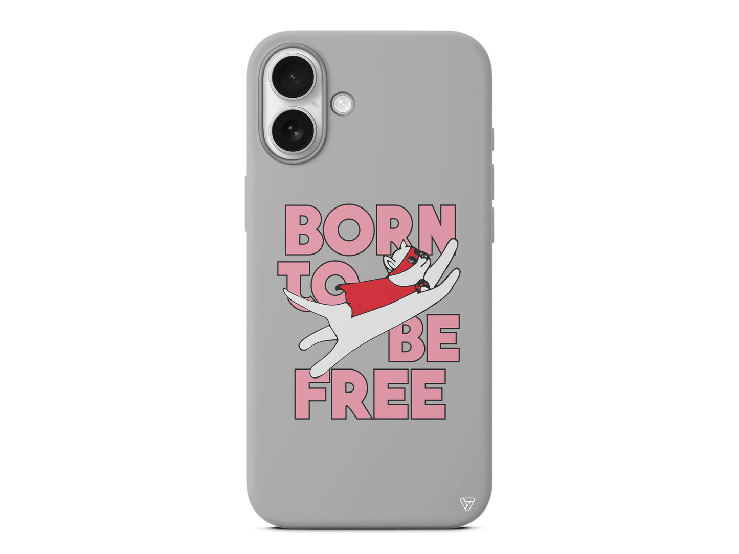 Born to be Free Lansman Model İçi Kadife Silikon Telefon Kılıfı