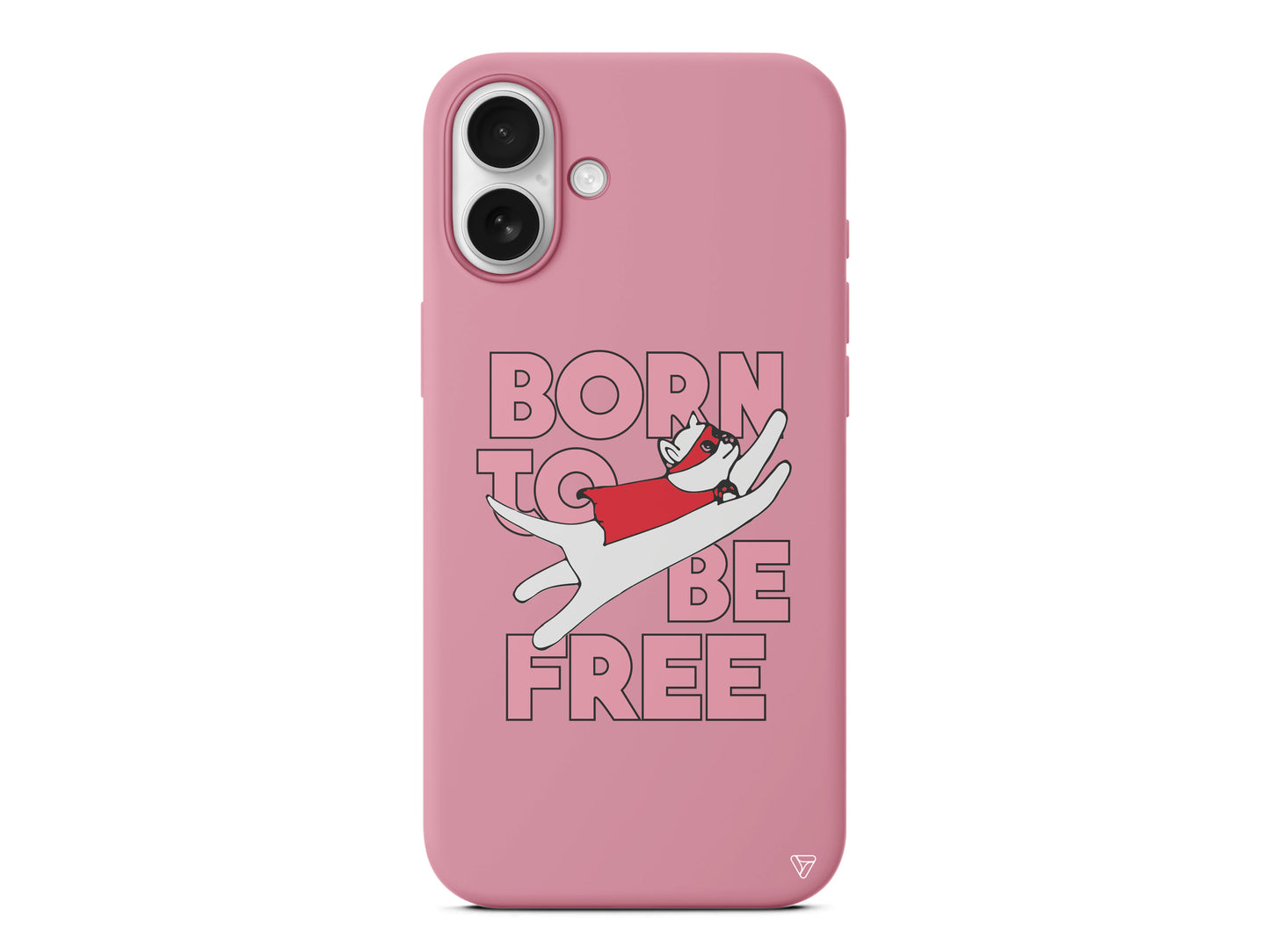 Born to be Free Lansman Model İçi Kadife Silikon Telefon Kılıfı – Plus Serisine Özel
