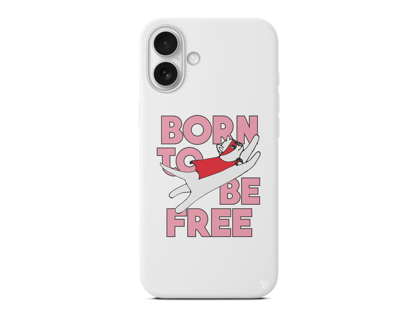 Born to be Free Lansman Model İçi Kadife Silikon Telefon Kılıfı