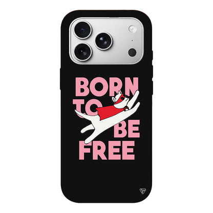 Born to be Free Lansman Model İçi Kadife Silikon Telefon Kılıfı