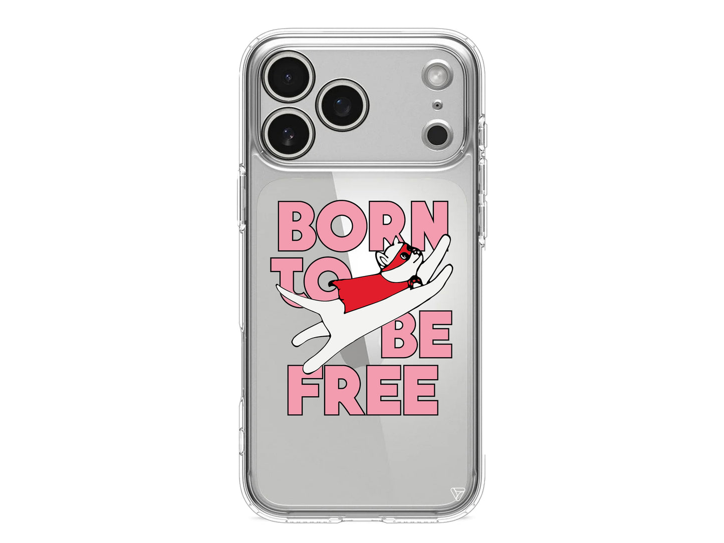 Born to be Free Lansman Model İçi Kadife Silikon Telefon Kılıfı