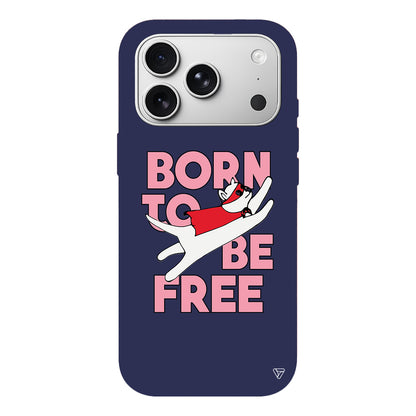 Born to be Free Lansman Model İçi Kadife Silikon Telefon Kılıfı