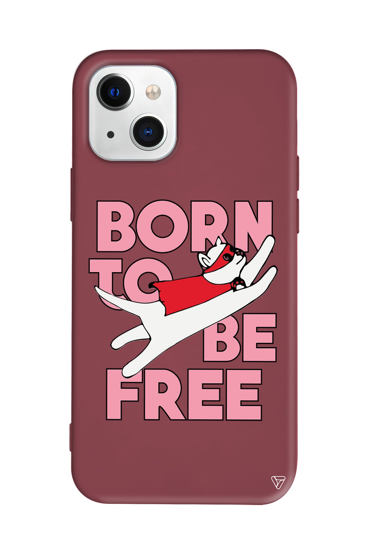 Born to be Free Lansman Model İçi Kadife Silikon Telefon Kılıfı