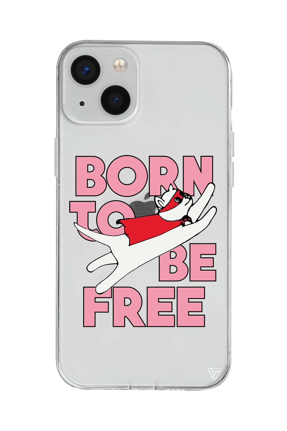 Born to be Free Lansman Model İçi Kadife Silikon Telefon Kılıfı