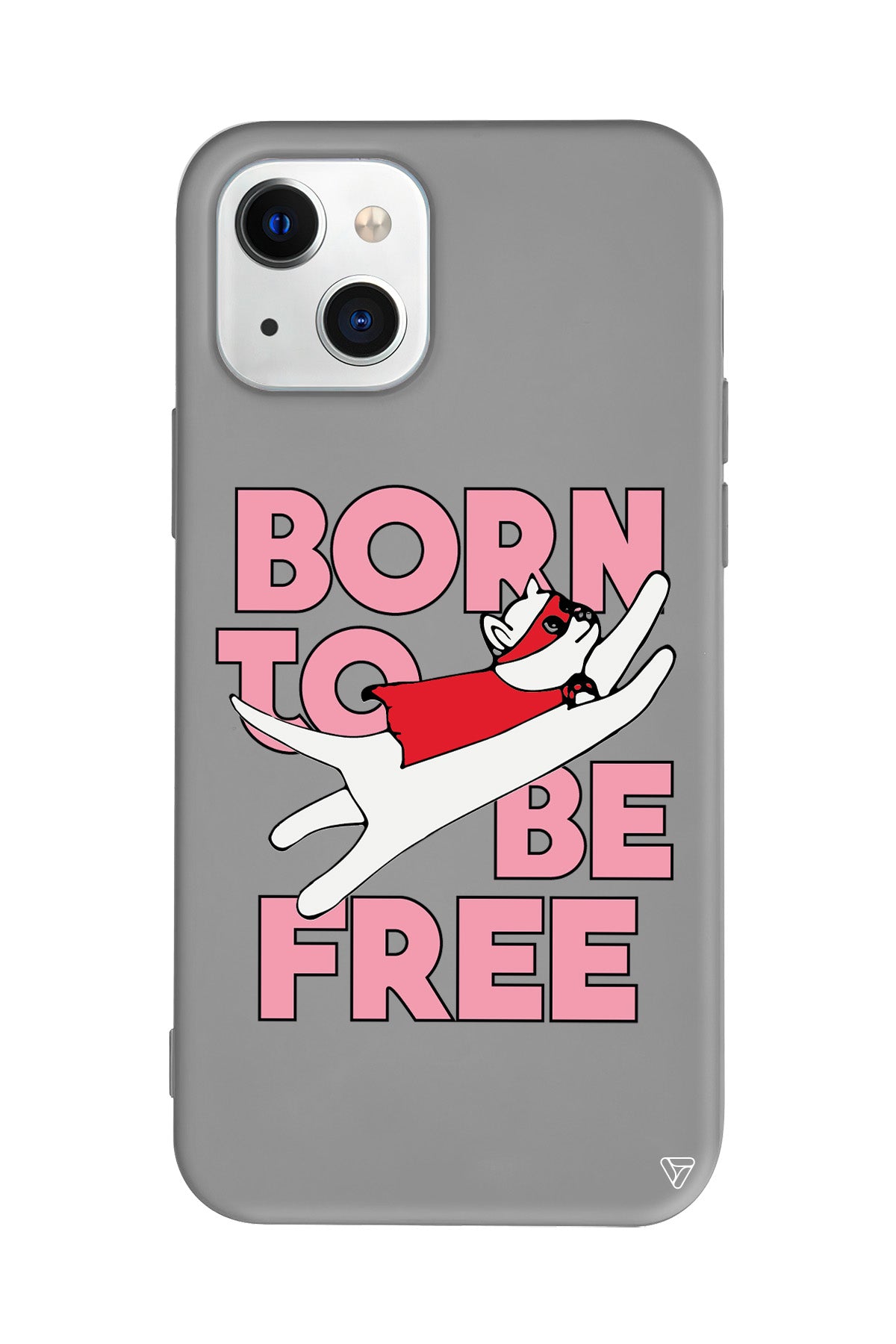 Born to be Free Lansman Model İçi Kadife Silikon Telefon Kılıfı – Plus Serisine Özel