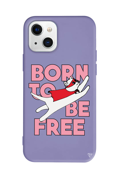 Born to be Free Lansman Model İçi Kadife Silikon Telefon Kılıfı – Plus Serisine Özel