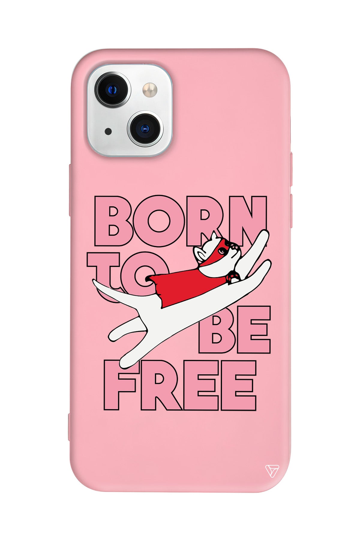 Born to be Free Lansman Model İçi Kadife Silikon Telefon Kılıfı