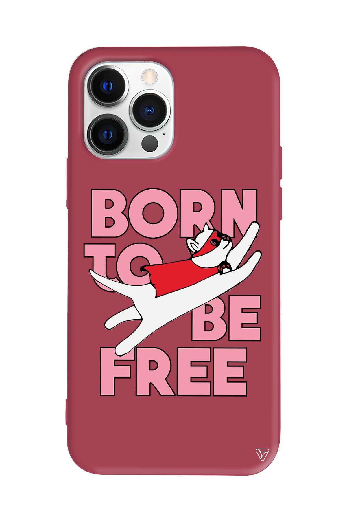 Born to be Free Lansman Model İçi Kadife Silikon Telefon Kılıfı