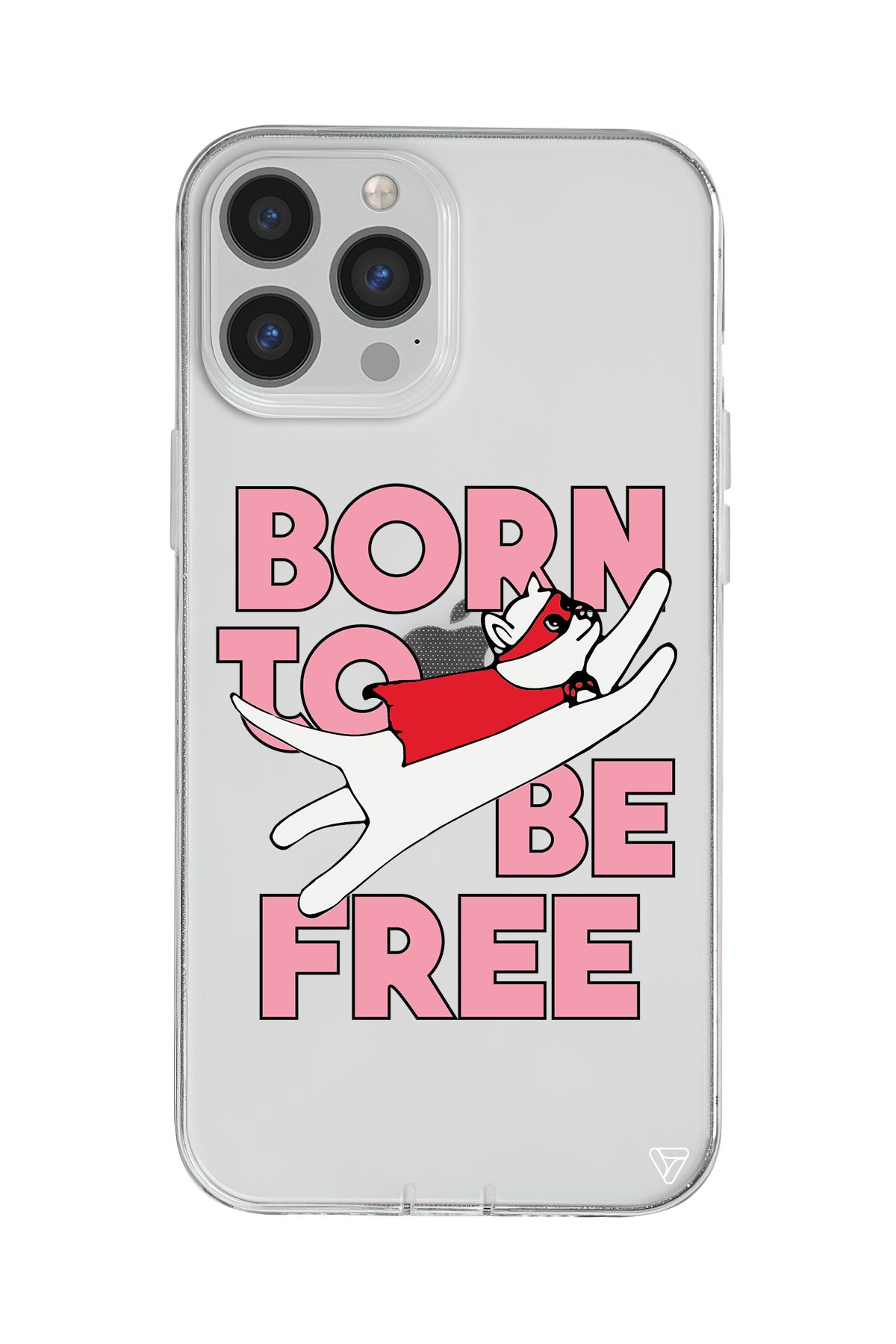 Born to be Free Lansman Model İçi Kadife Silikon Telefon Kılıfı