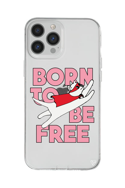Born to be Free Lansman Model İçi Kadife Silikon Telefon Kılıfı