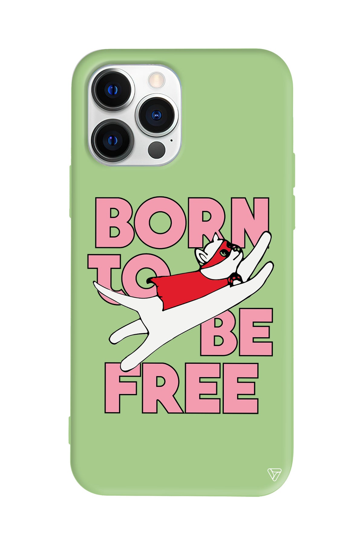 Born to be Free Lansman Model İçi Kadife Silikon Telefon Kılıfı