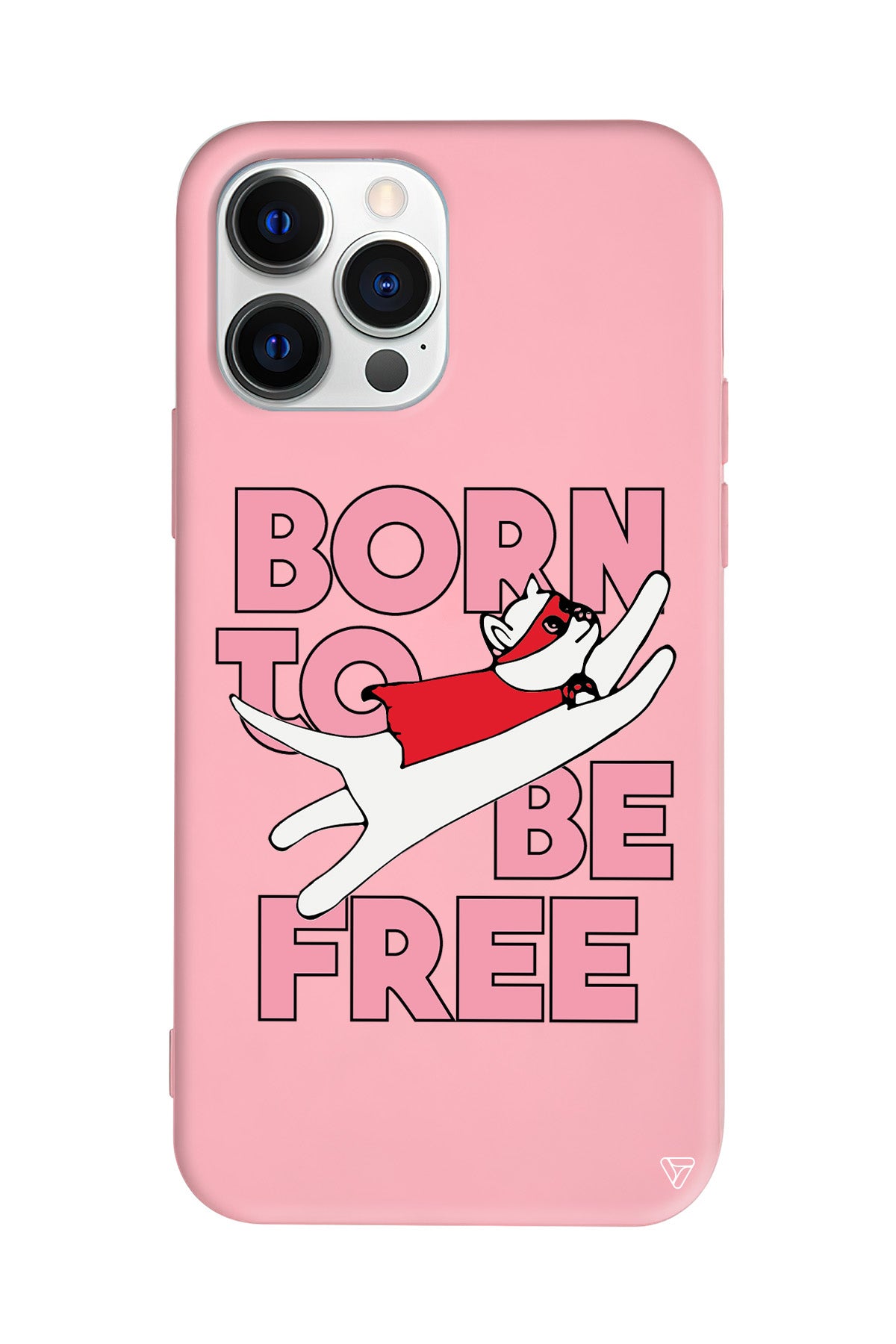 Born to be Free Lansman Model İçi Kadife Silikon Telefon Kılıfı
