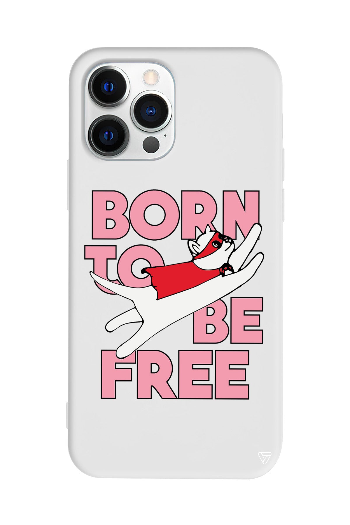 Born to be Free Lansman Model İçi Kadife Silikon Telefon Kılıfı