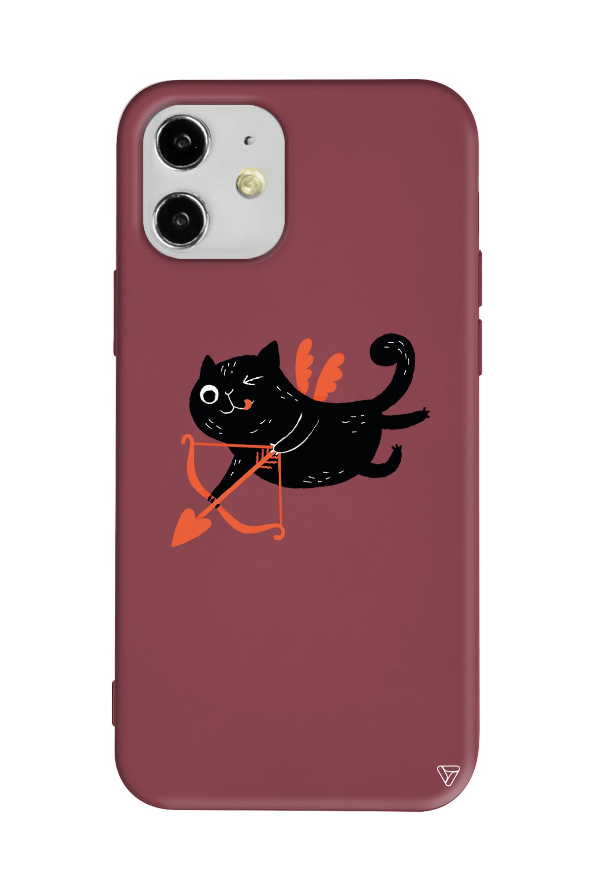 Kedi Eros Lansman Model İçi Kadife Silikon Telefon Kılıfı