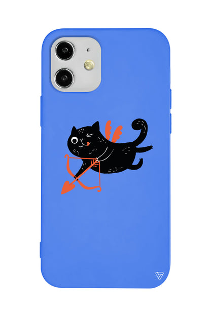 Kedi Eros Lansman Model İçi Kadife Silikon Telefon Kılıfı