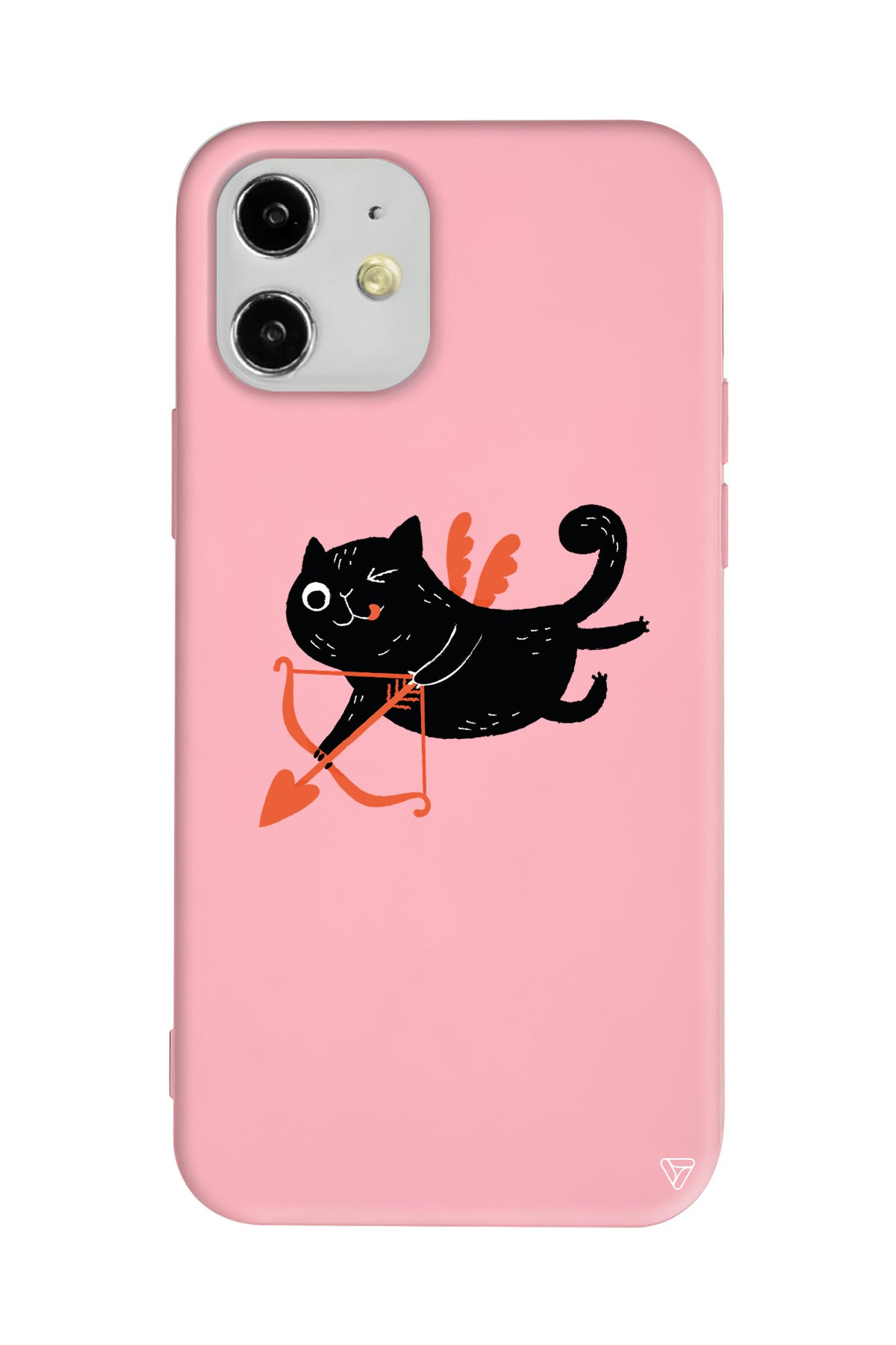 Kedi Eros Lansman Model İçi Kadife Silikon Telefon Kılıfı