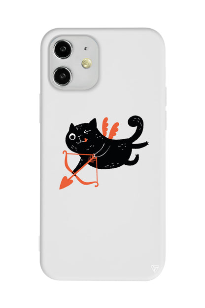 Kedi Eros Lansman Model İçi Kadife Silikon Telefon Kılıfı